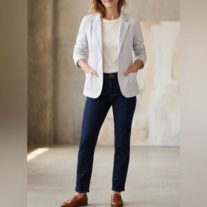 J. Crew Khaki Twill Blazer one button